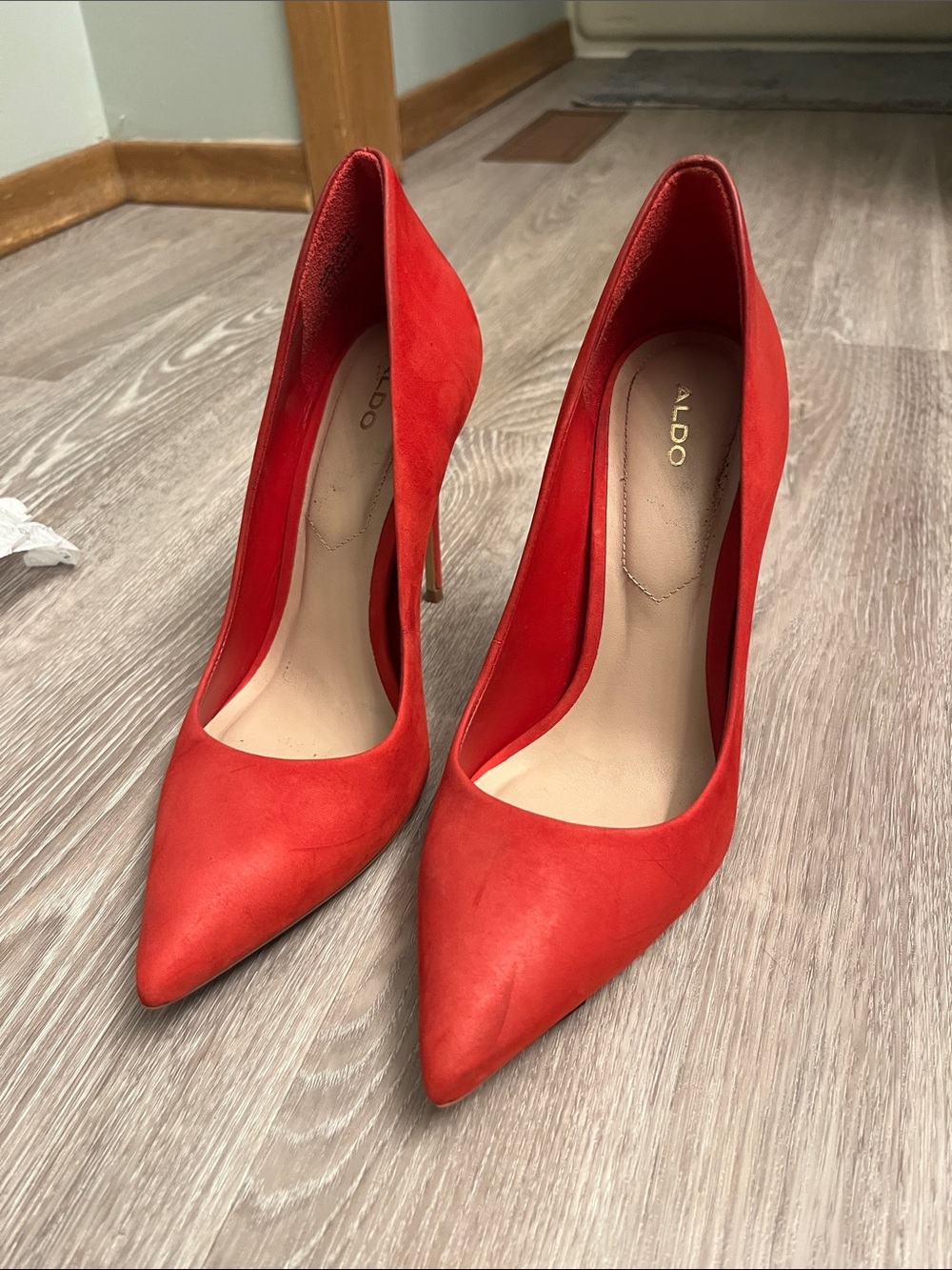 Red high heels